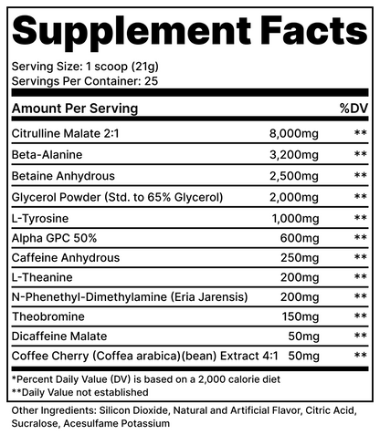 High-Stim Pre-Workout