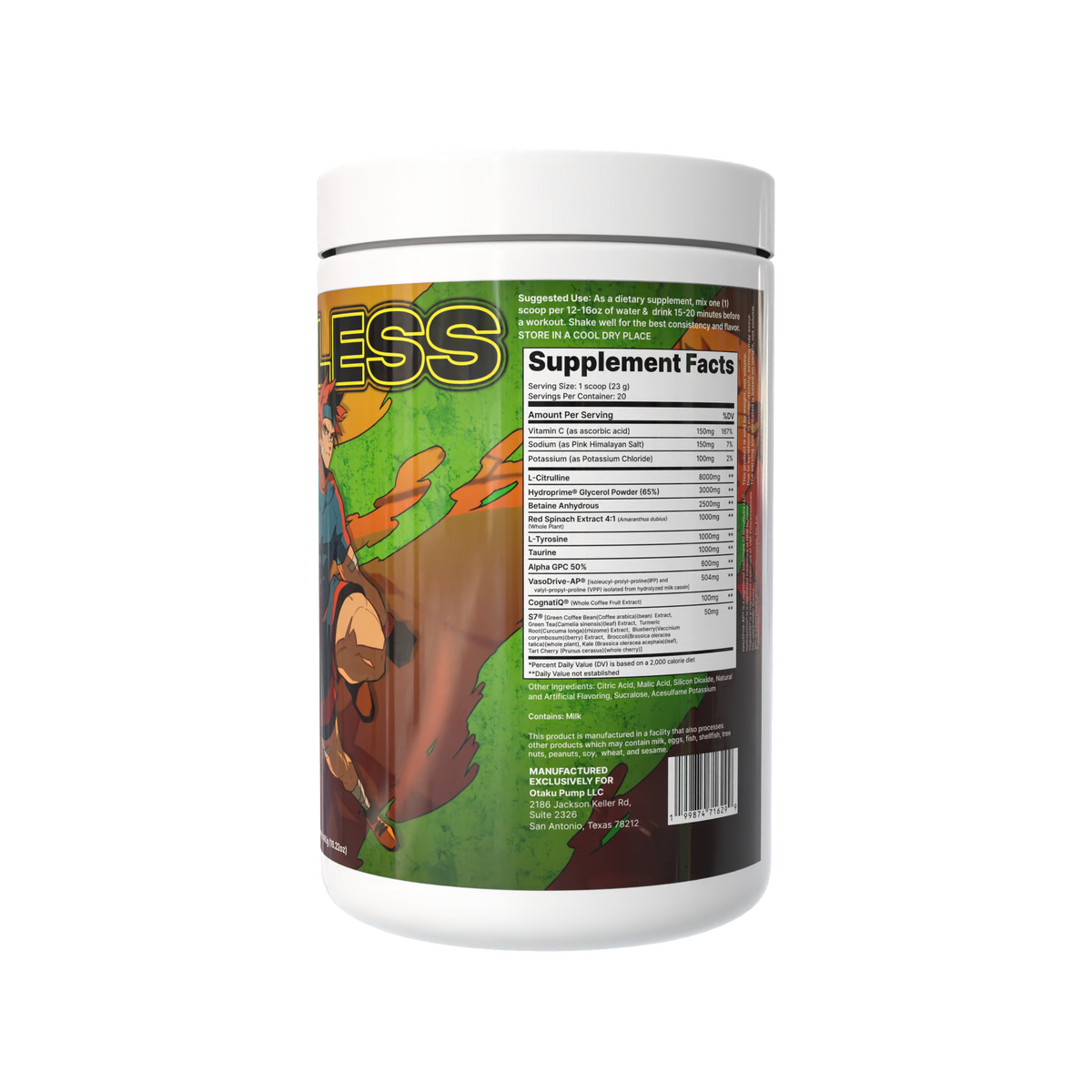 Limitless Stim-Free Pre-Workout
